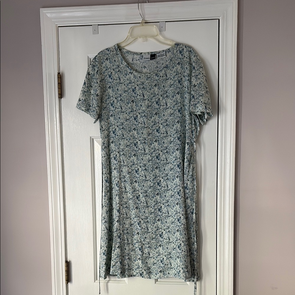 Vintage shift Floral Short Sleeve Dress